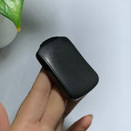 和田籽料黑青无事牌挂件（64.5g）