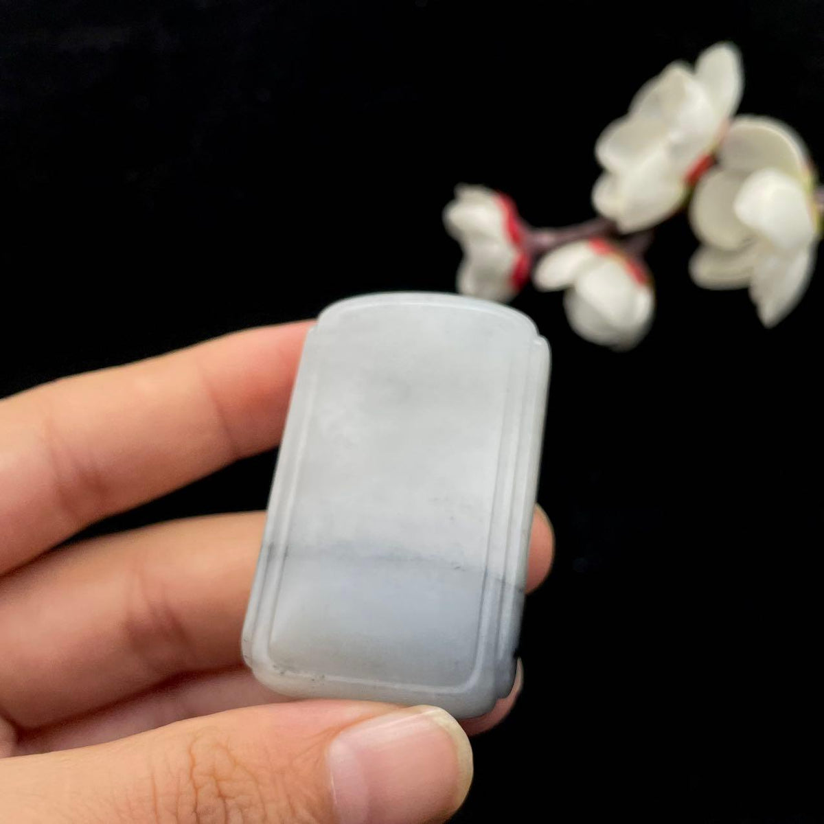 和田玉青花籽料【平安无事牌】（40g）