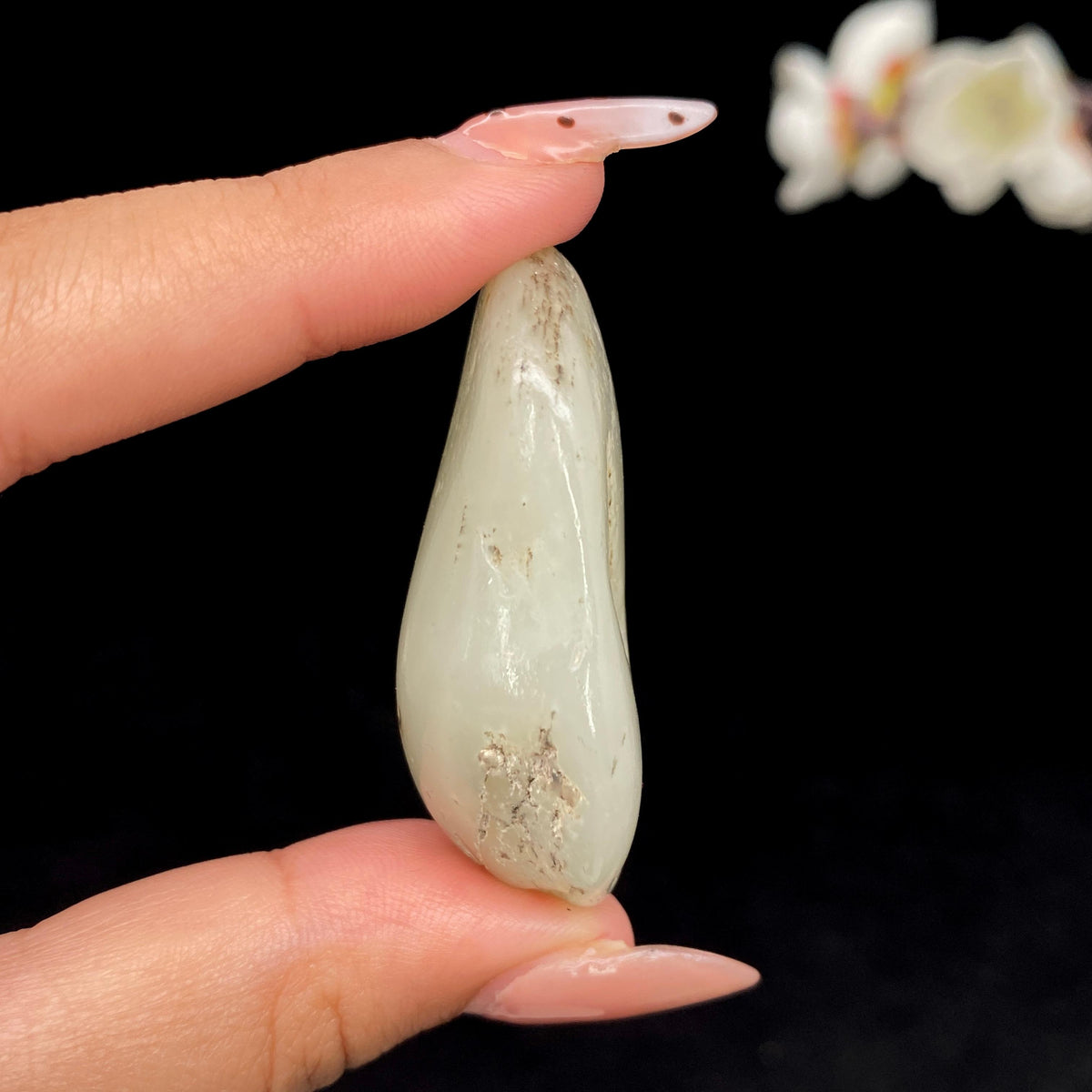 和田玉白玉籽料挂件（37.3g）