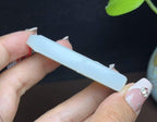 新疆和田玉且末糖白羊脂玉文殊菩萨山水牌（41.7g）
