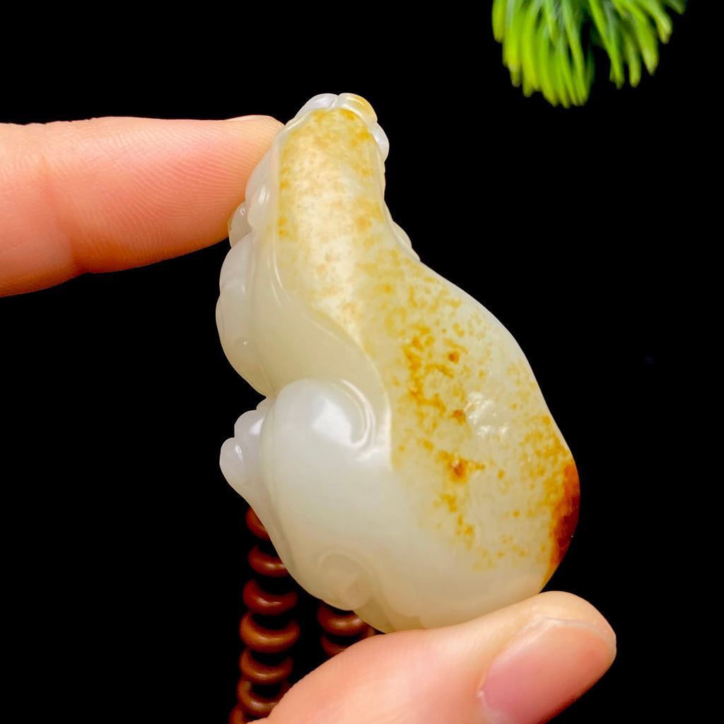 和田玉籽料貔貅把件（59.2g）