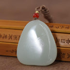 和田玉白玉弥勒佛吊坠（27g）