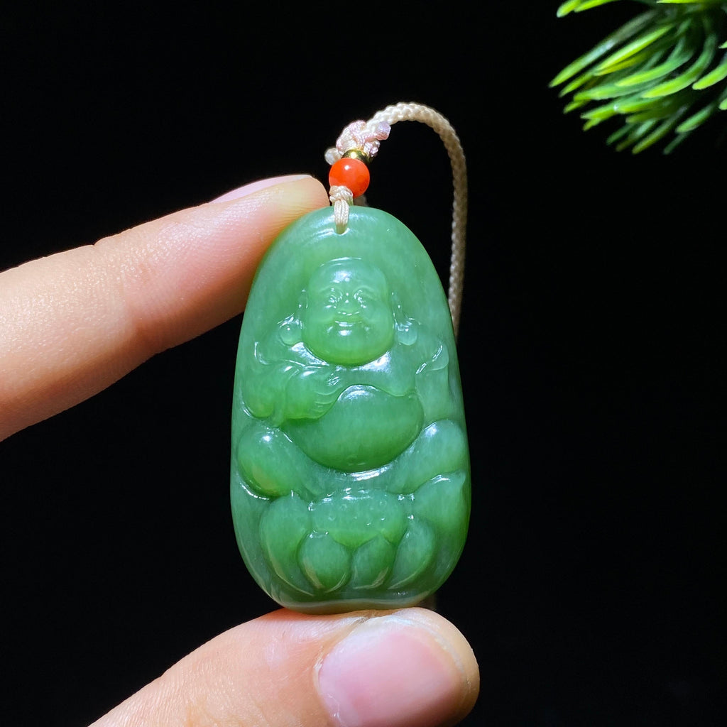 和田玉碧玉佛公（12.5g）