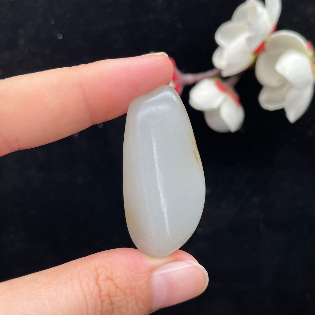 和田玉黄皮籽料吊坠籽（17g）