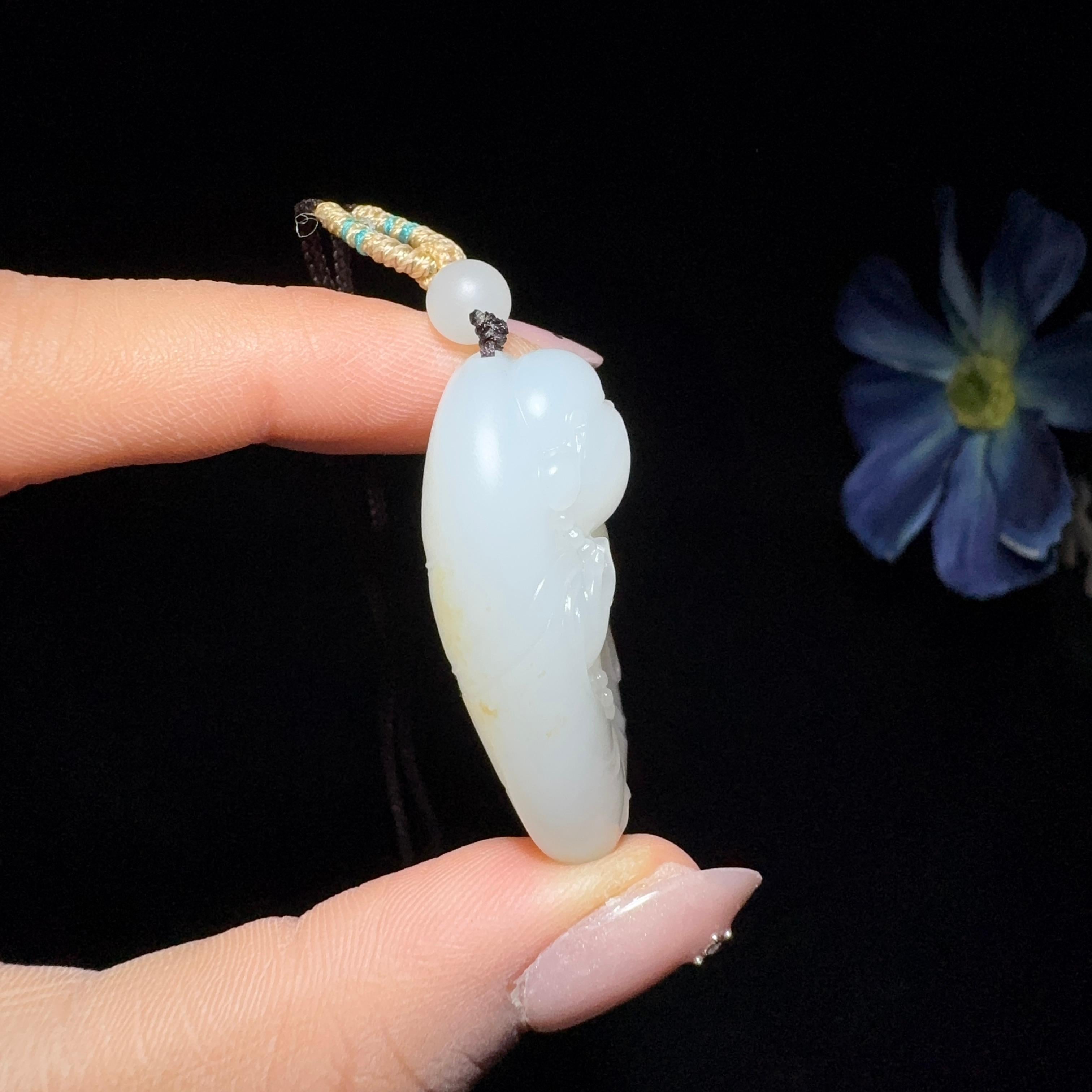 和田玉籽料挂件佛公（19.1g）