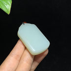 和田山料白玉无事牌挂件（40.0g）