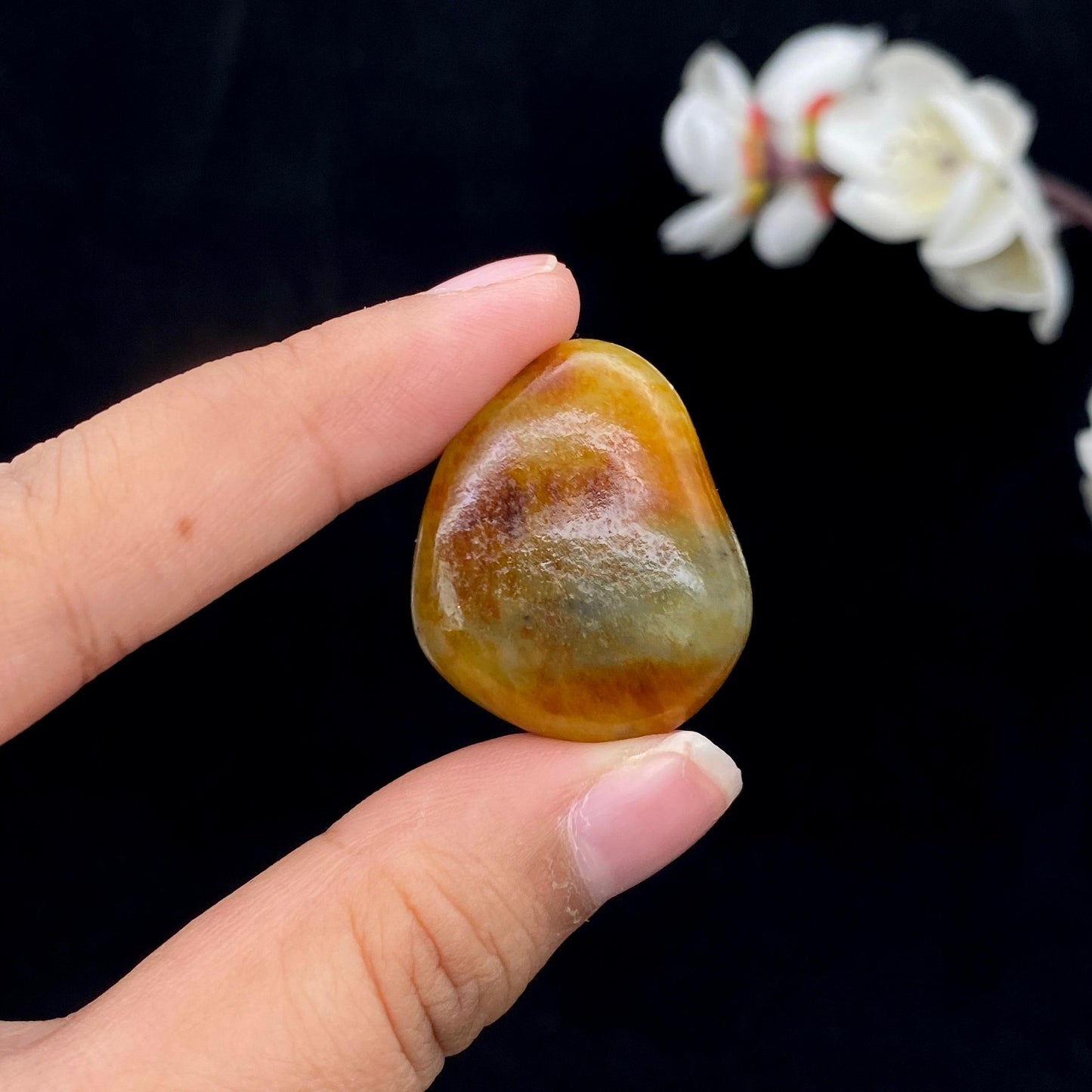 和田玉红皮青花底籽料吊坠籽（20g）