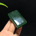 和田山料碧玉菠菜绿无事牌（72.0g）