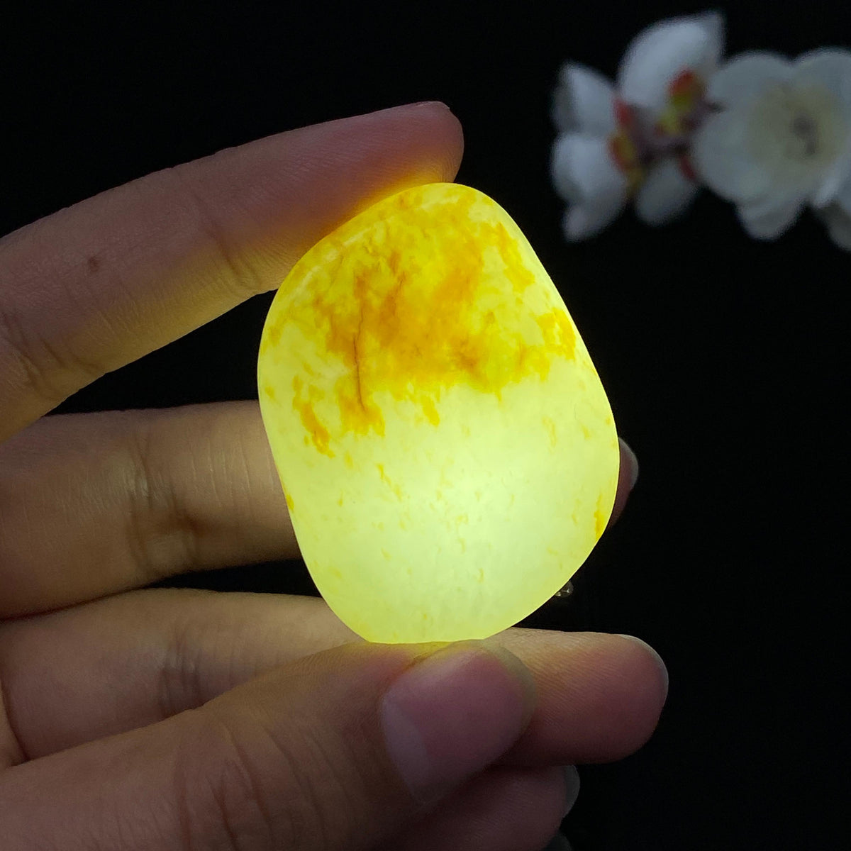 和田玉洒金皮籽料挂件（43.3g）