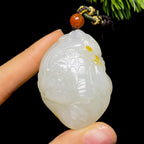 和田玉籽料花开报喜（42.5g）