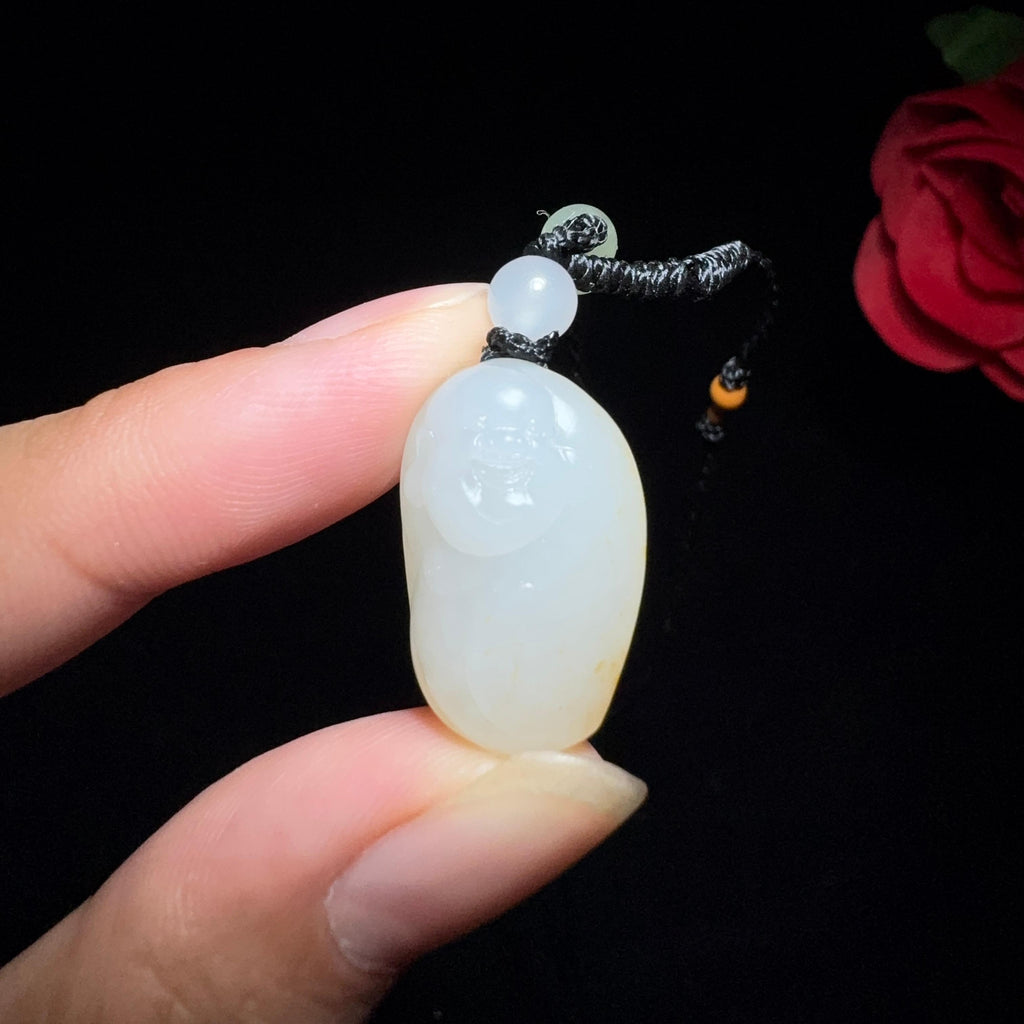 秒杀和田玉籽料佛公挂件（5.0g）