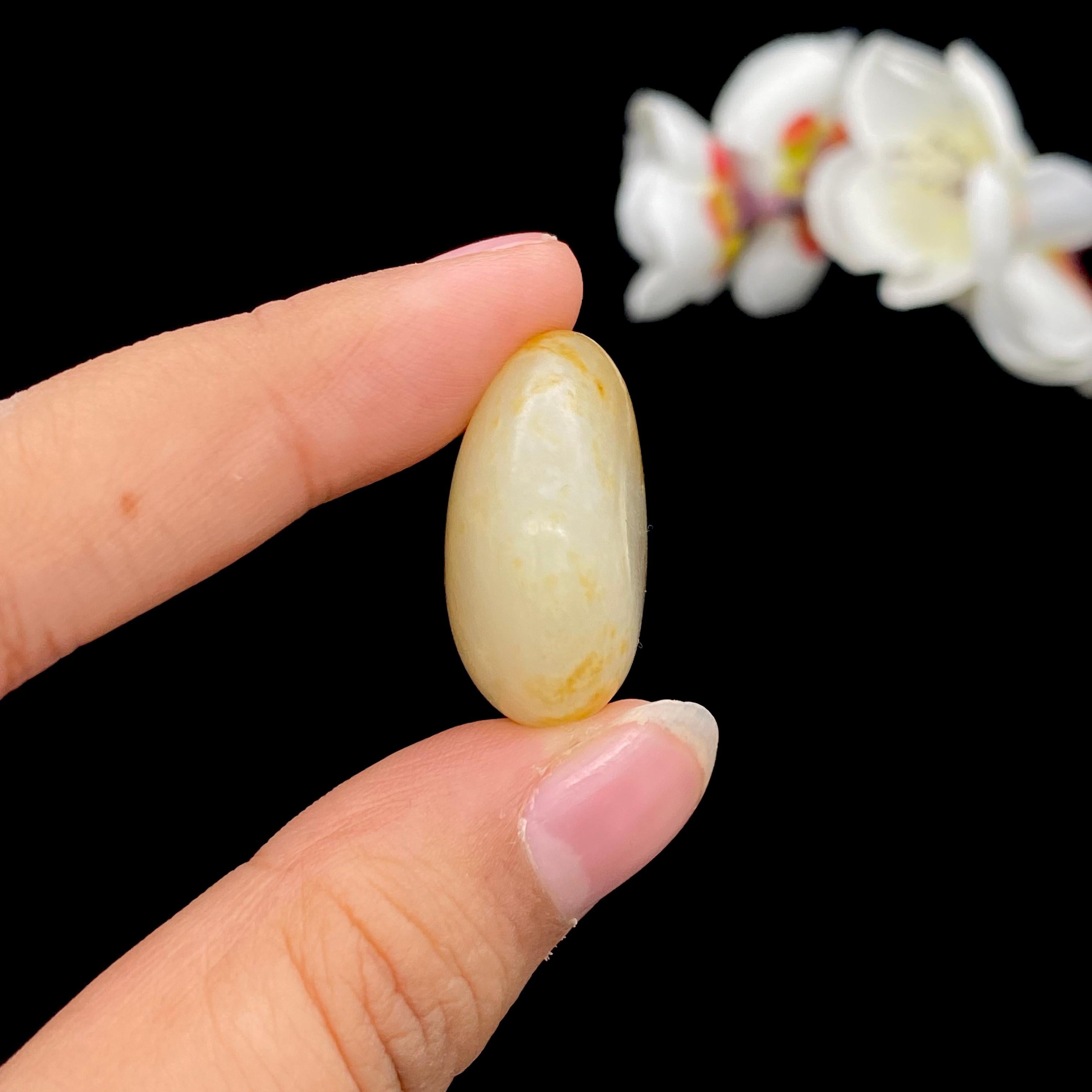 和田玉洒金皮籽料吊坠籽（19g）
