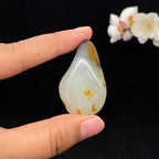 和田玉洒金皮青花籽料（21.3g）