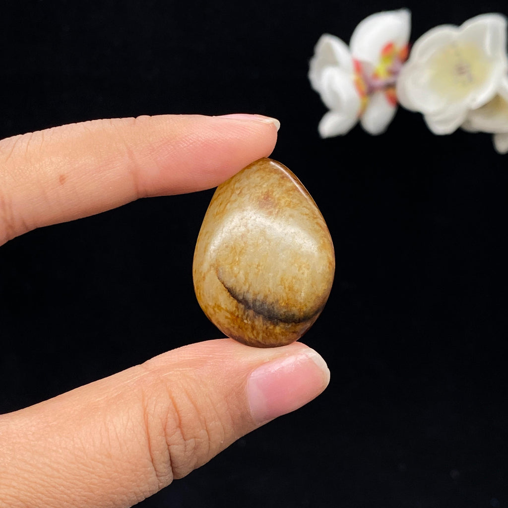 和田玉秋梨皮籽料吊坠籽（10.2g）