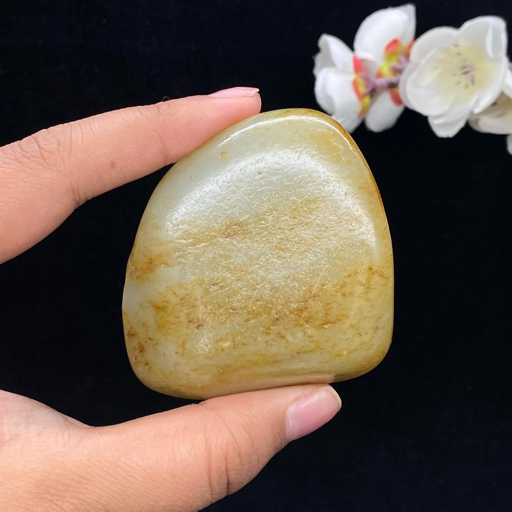 和田玉黄皮籽料大挂件（130g）