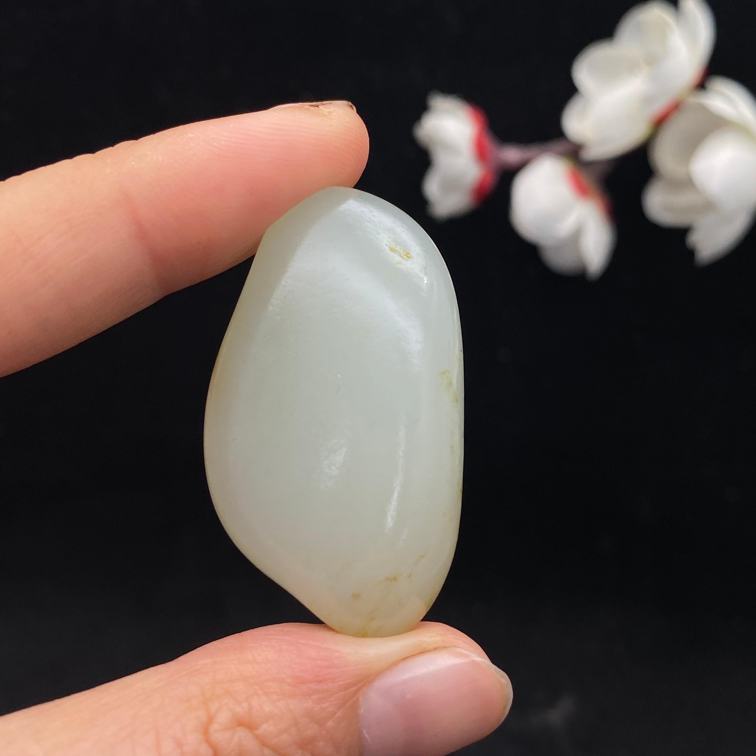 和田玉洒金皮籽料挂件（18.4g）