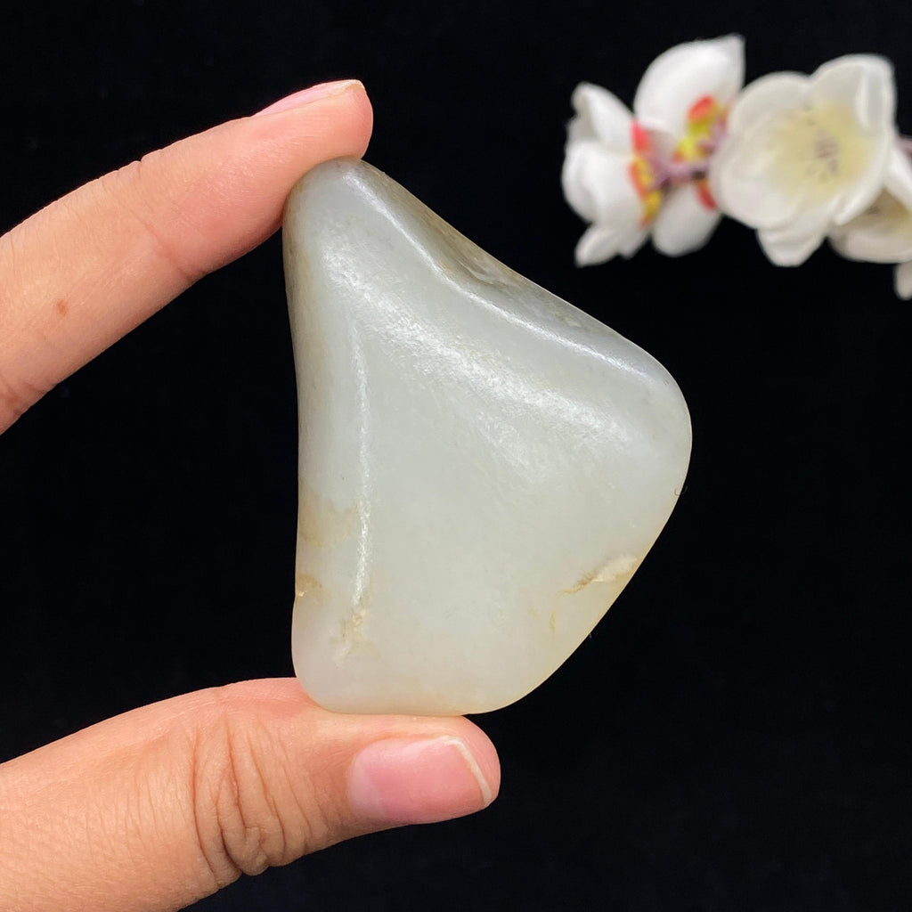 和田玉青花籽料大挂件（53.2g）