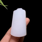 和田白玉高冰底平安无事牌（41.7g）