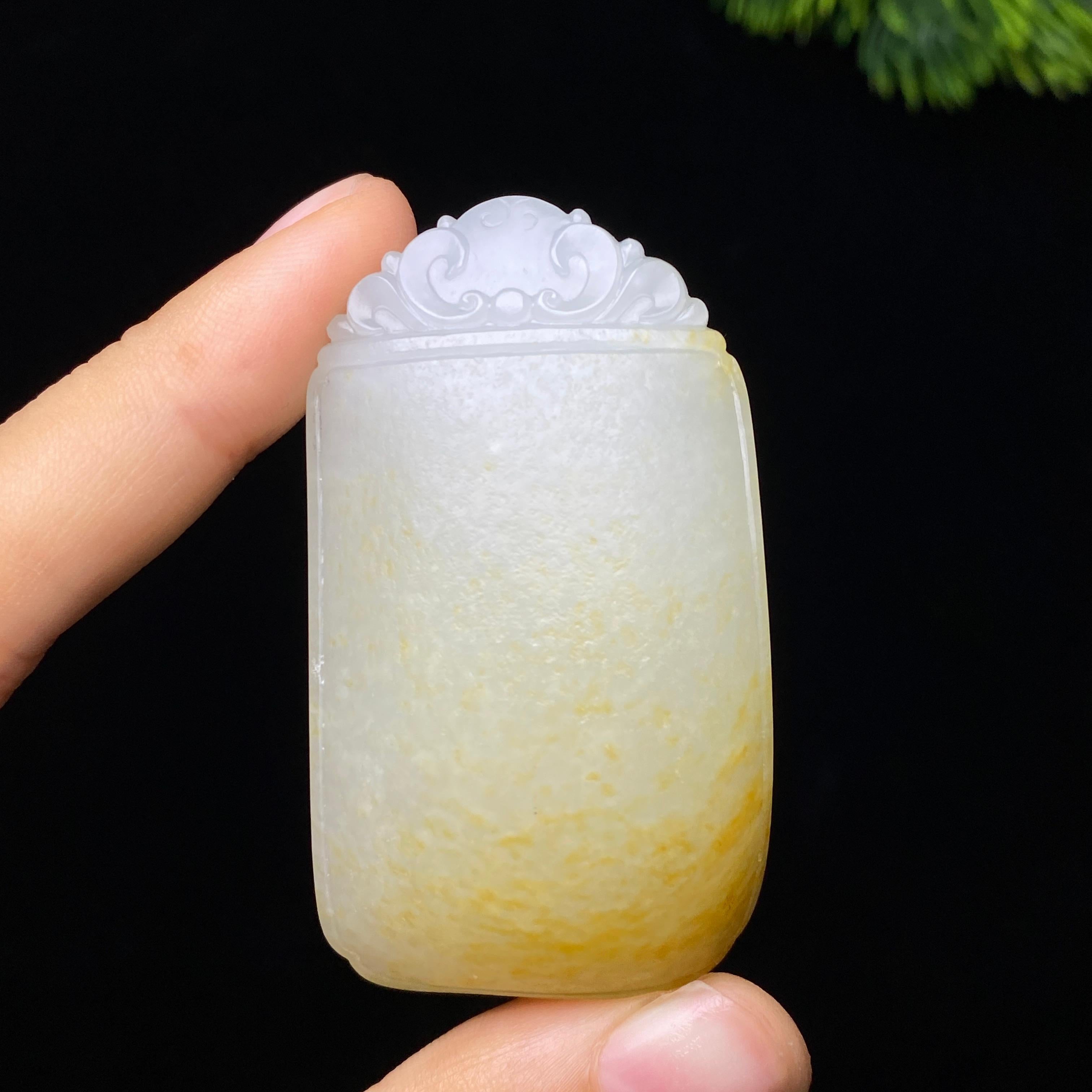 和田玉籽料无事牌（50.5g）