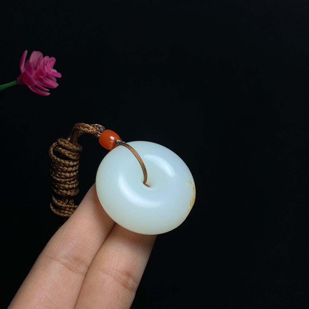 高品质和田玉籽料平安扣（29.2g）