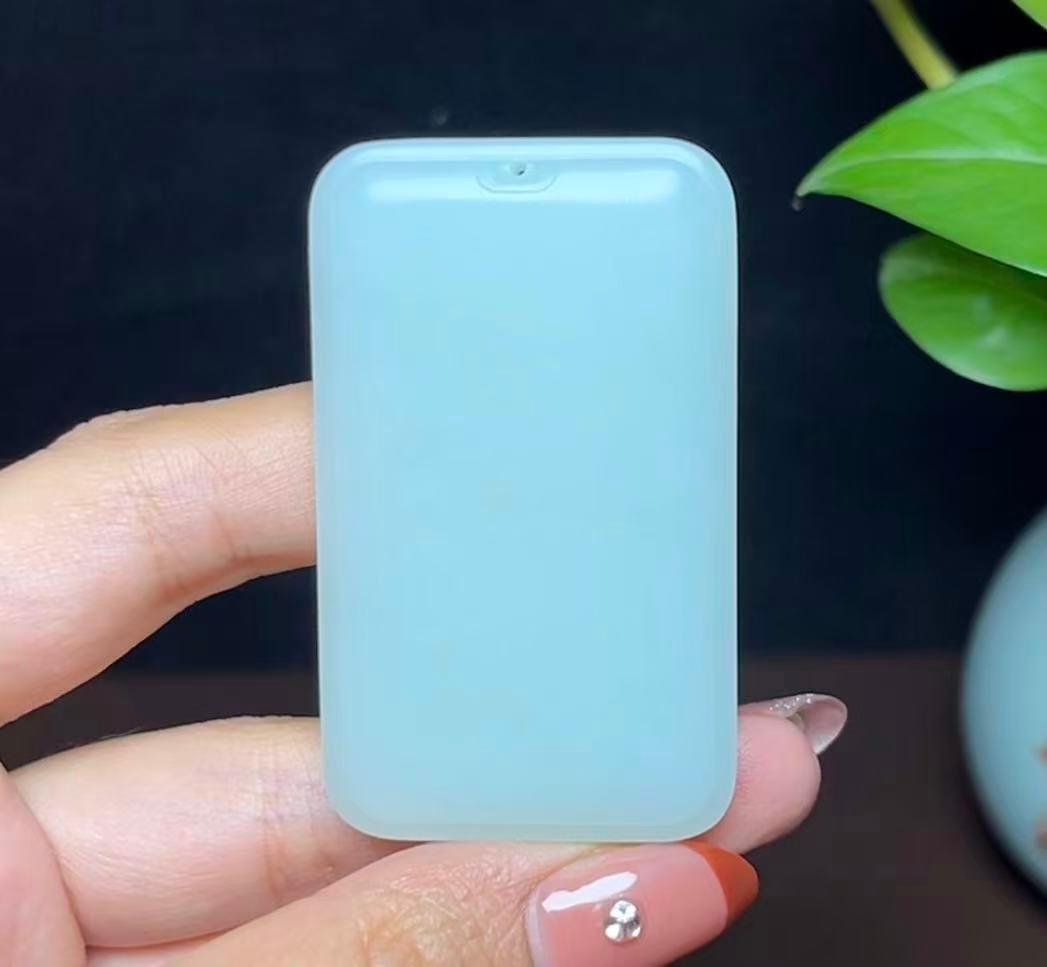 和田羊脂玉平安无事牌（56.6g）