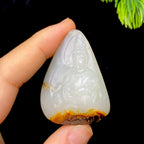 和田玉籽料观音（27.4g）