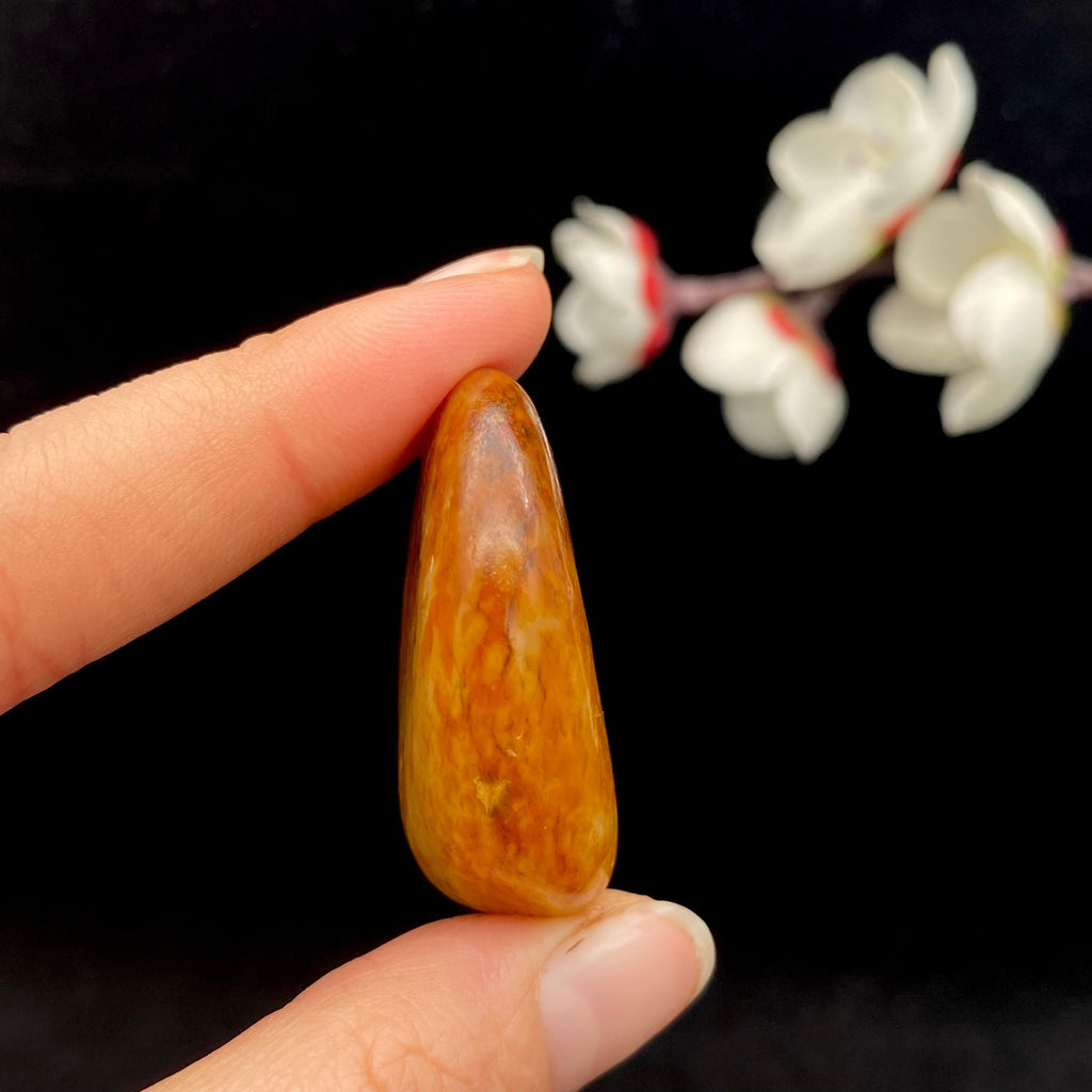 和田玉聚黄皮籽料挂件（25.8g）