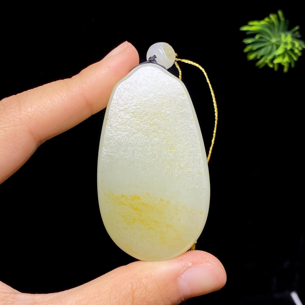 和田玉籽料无事牌（54.8g）