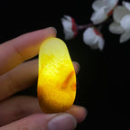 和田玉聚黄皮籽料原石（17.1g）