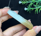 和田玉糖白文殊菩萨（48.9g）