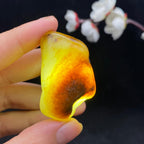 和田玉聚黄皮籽料挂件（27.7g）