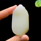 和田玉籽料无事牌（48.9g）