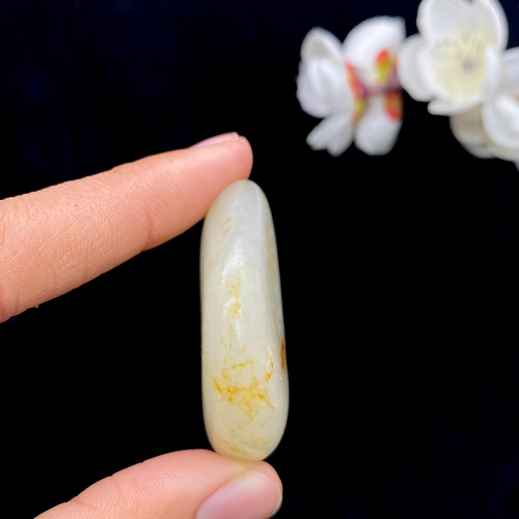 【超值推荐】和田玉洒金皮籽料原石（32.9g）