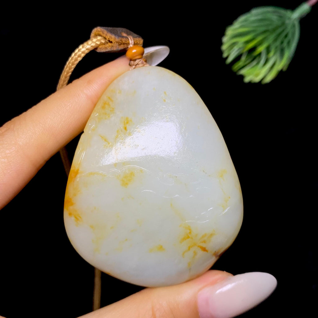 和田玉籽料普贤菩萨（82.0g）