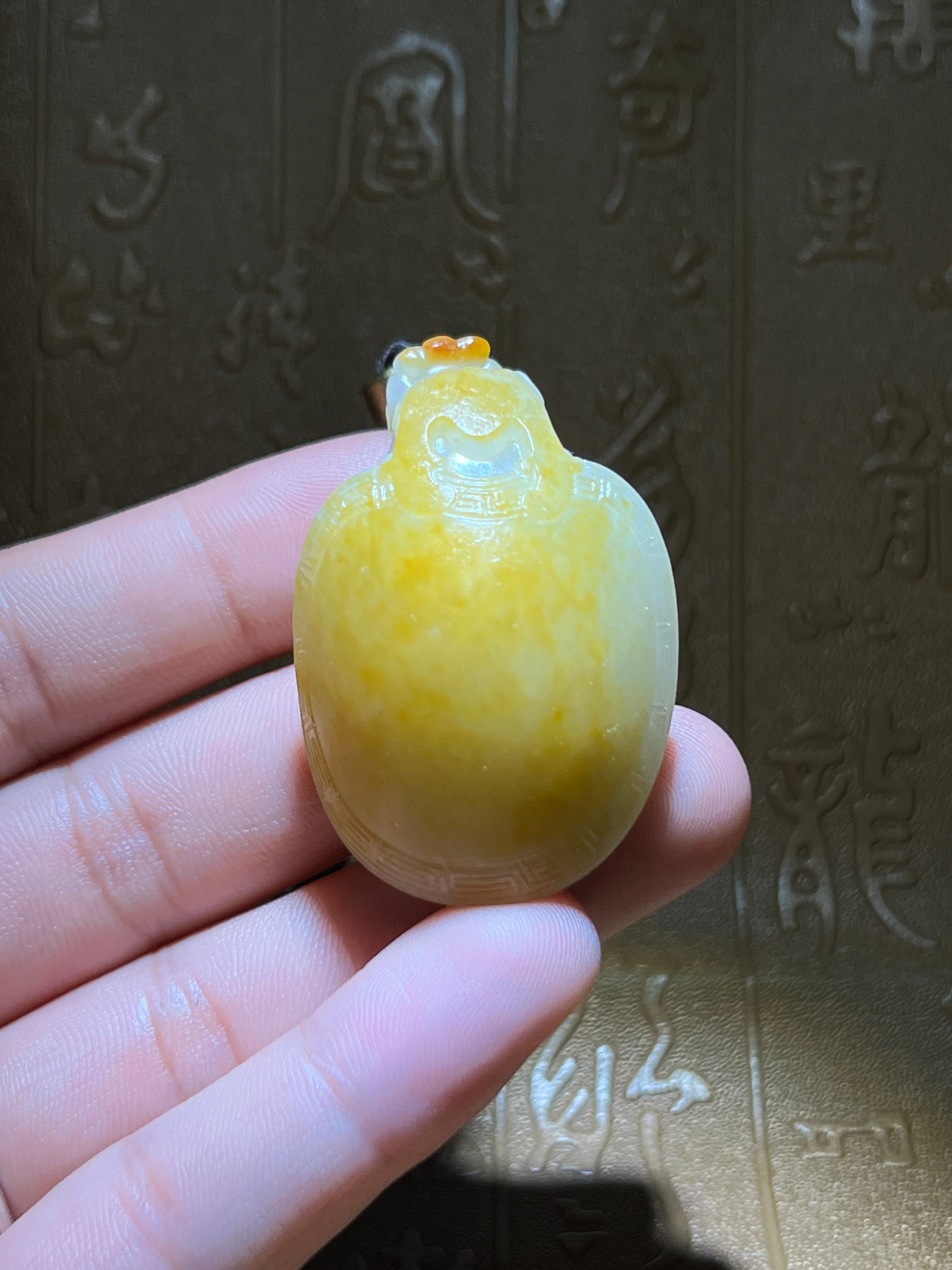 和田玉籽料龙龟（40.0g）