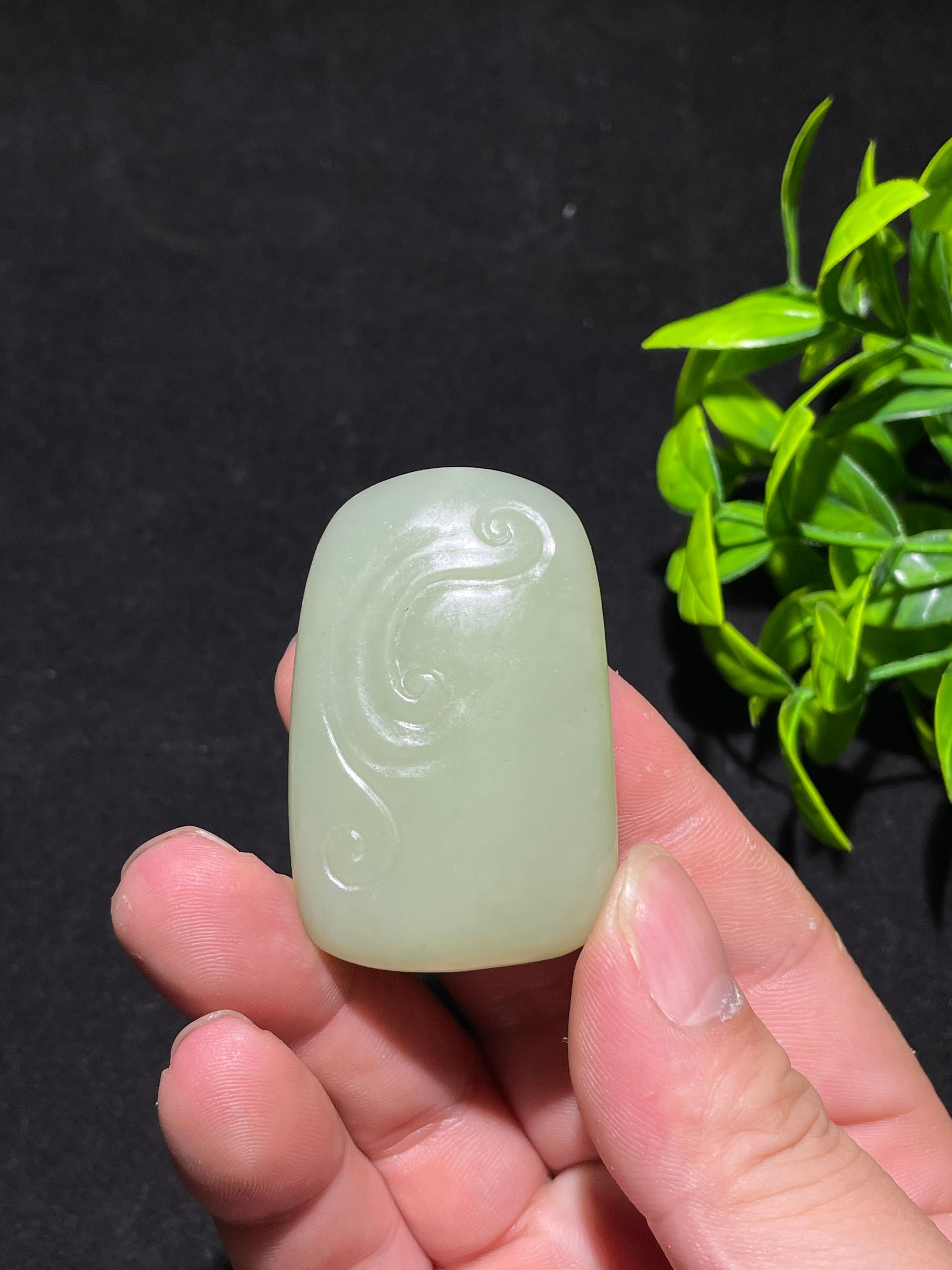 和田玉糖黄口大肚佛（60.6g）