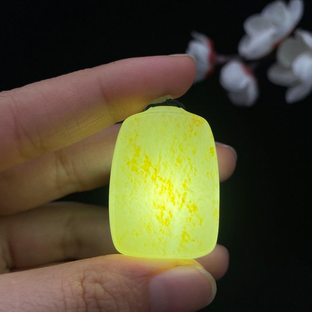 和田玉洒金皮籽料【无事牌】（23g）