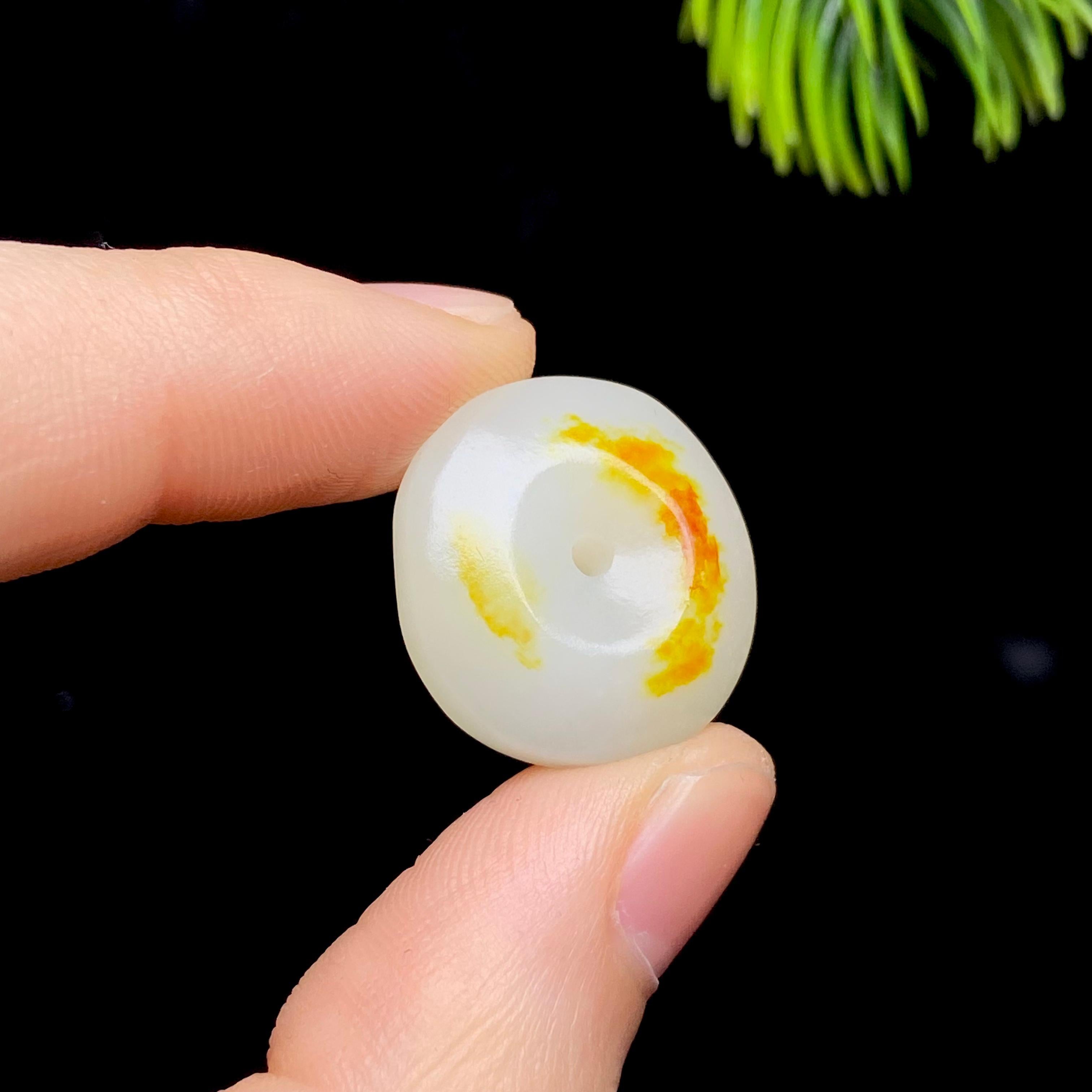 和田玉籽料玉琮（5.4g）