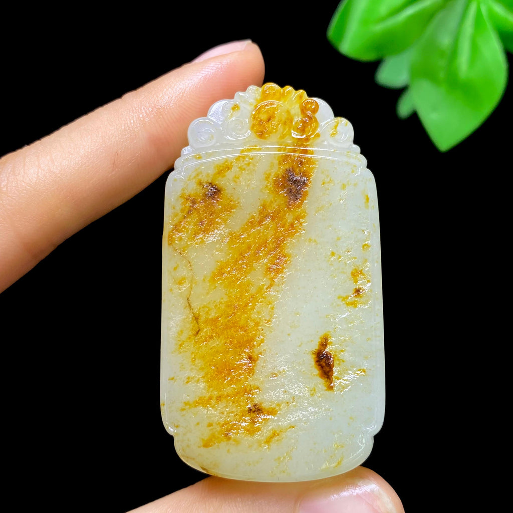 和田玉籽料无事牌（54.8g）