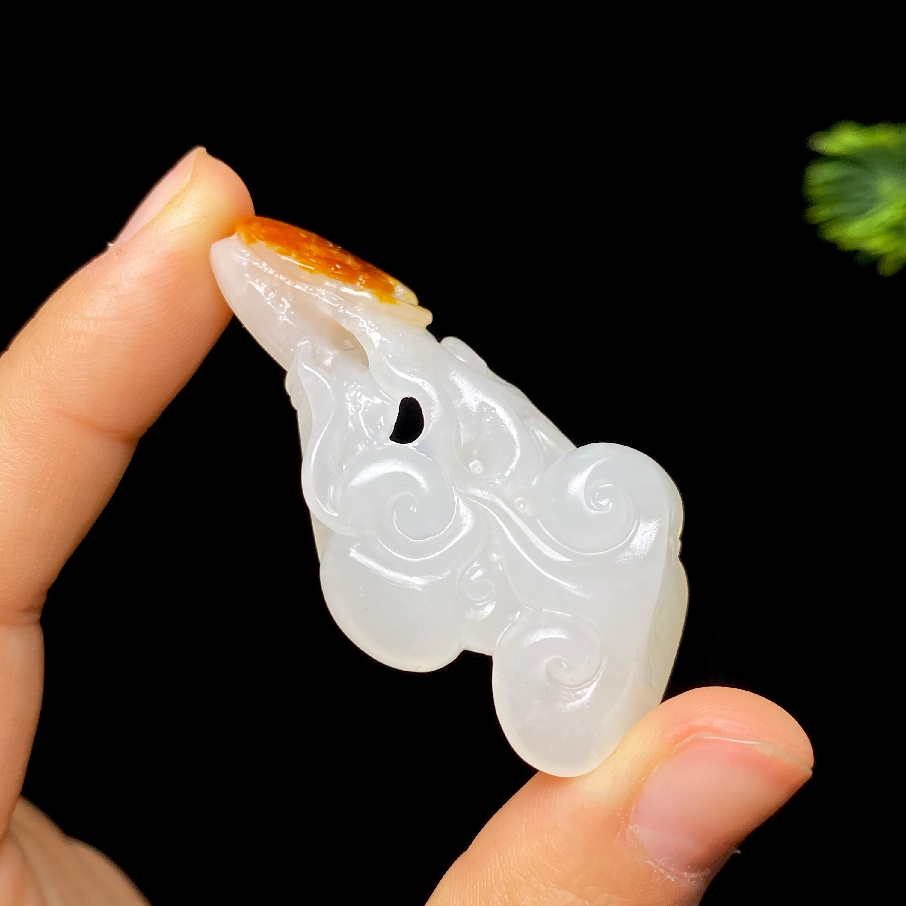 和田玉籽料如意挂件（17.5g）