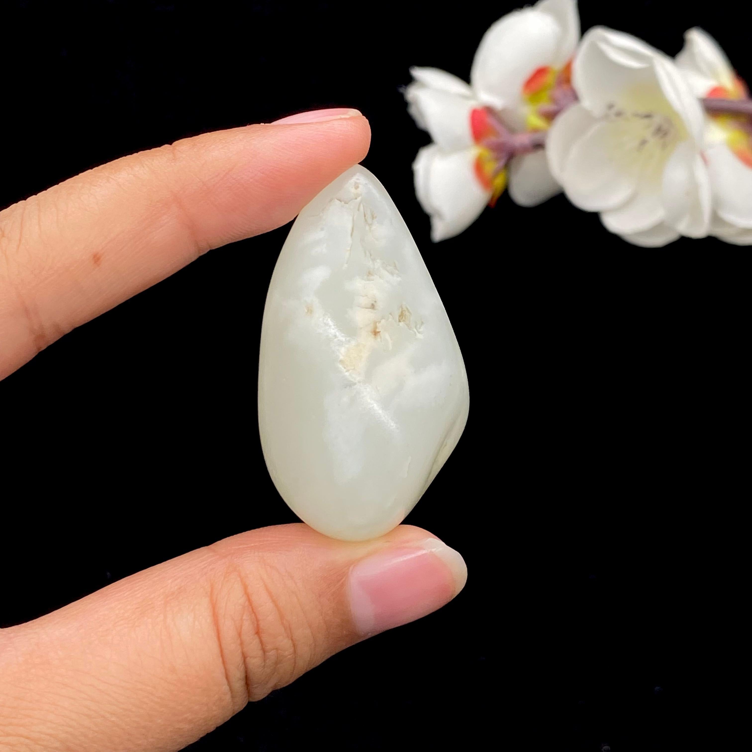 和田玉白玉籽料挂件（47.2g）