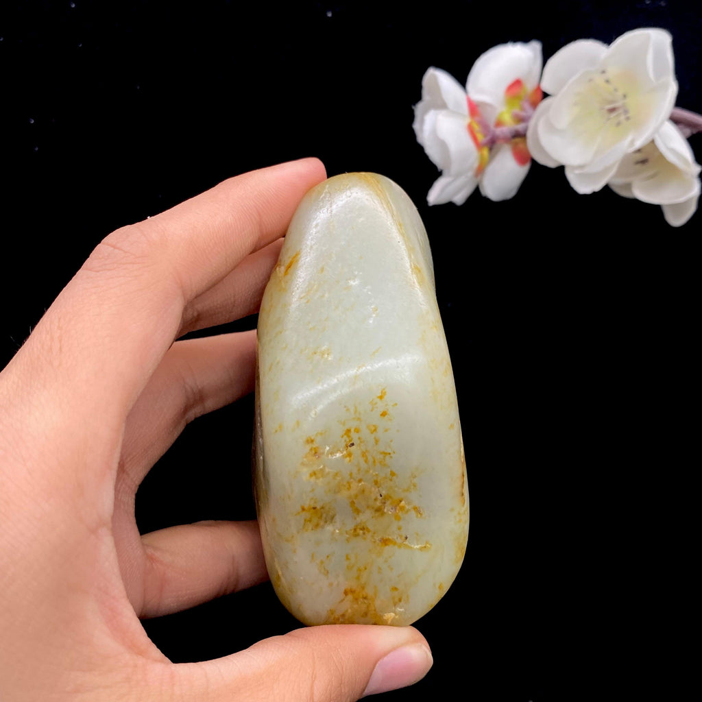 和田玉洒金皮青花底籽料（296.6g）