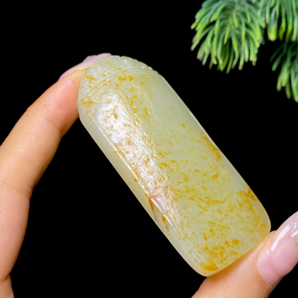 和田玉籽料无事牌（59.4g）