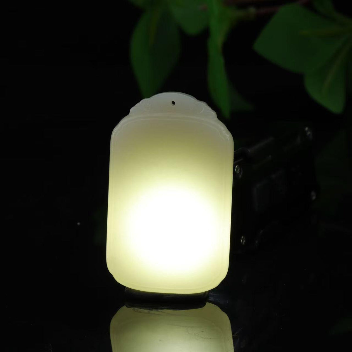 和田玉白玉无事牌（30g）