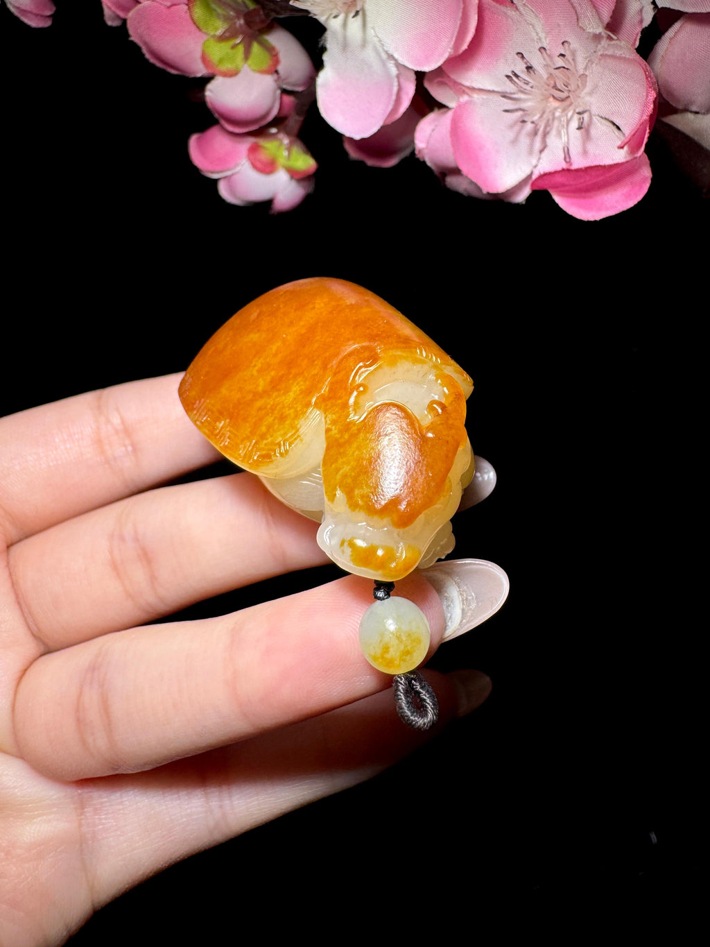 和田玉籽料红皮龙龟（61.1g）