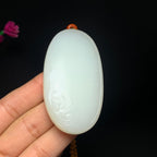 收藏传承级籽料羊脂白玉观音挂件（61.0g）