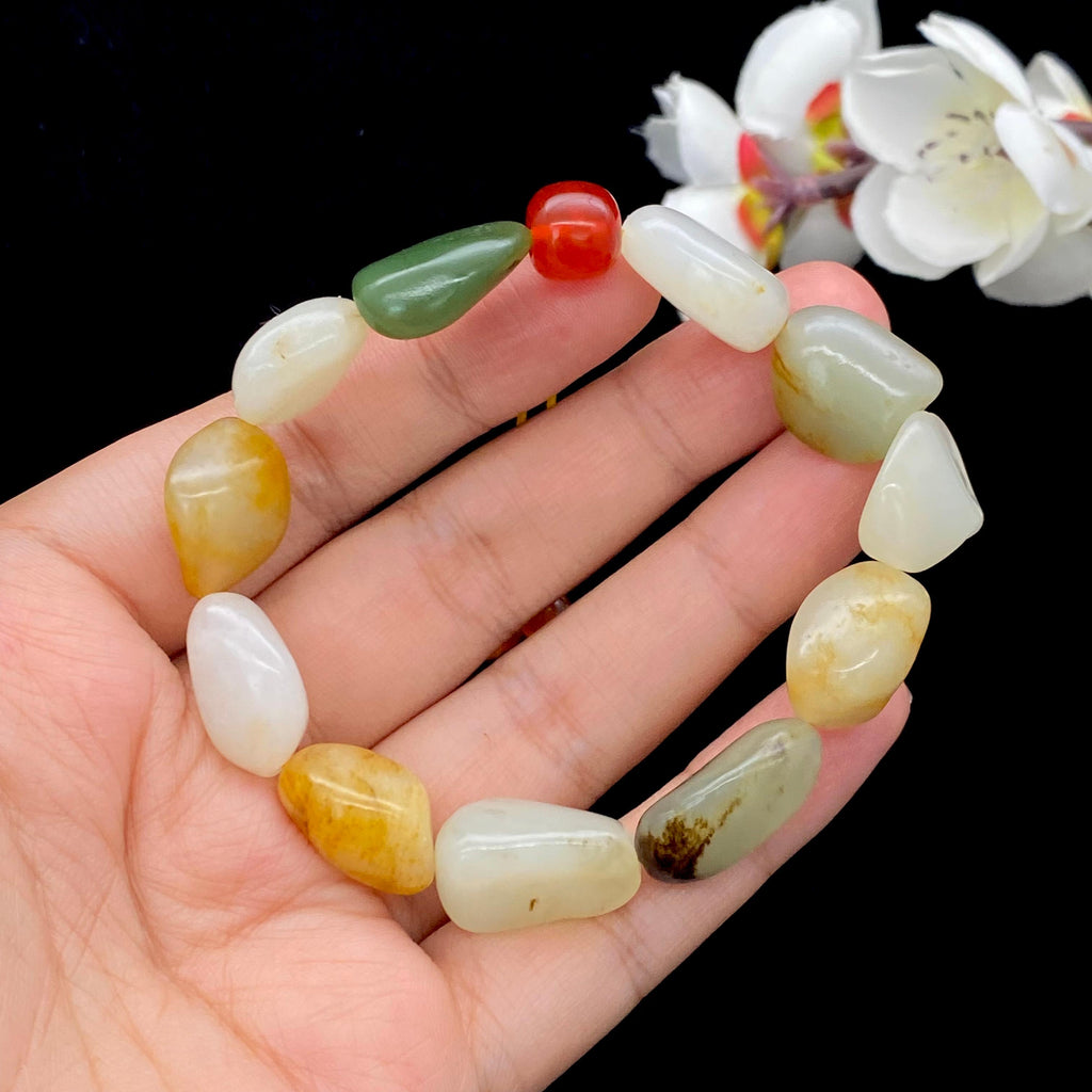 和田玉多宝【精品手串】（36.6g）