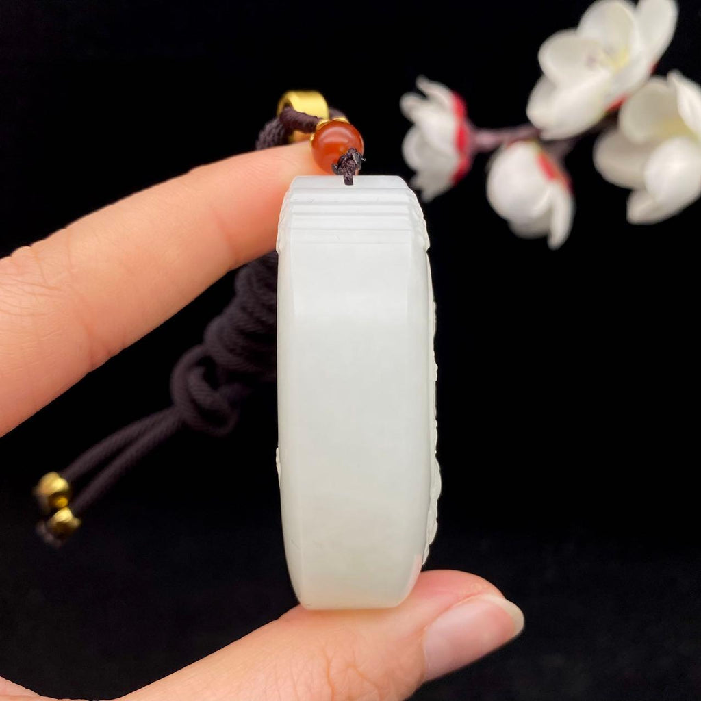 和田玉白玉【千手观音】（80g）