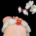 和田玉白玉籽料【精品手串】（56.6g）