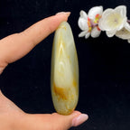 和田玉洒金皮籽料手把件（144.3g）